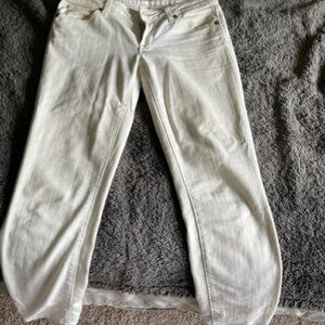 Off White/Cream Color Vince Skinny Jeans